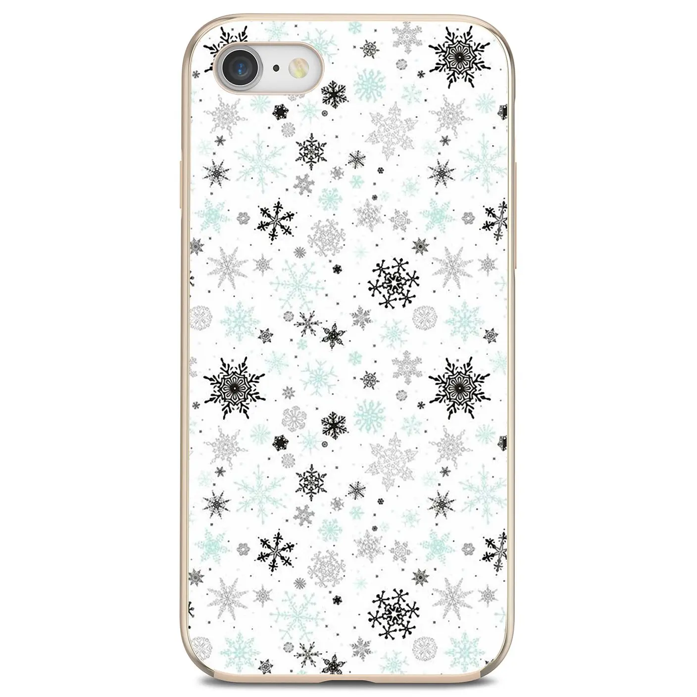 For Xiaomi Mi A1 A2 A3 5X 6X 8 9 9t Lite SE Pro Max Mix 1 2 3 2S new year snowflake Brand Christmas Cheap Silicone Phone Case | Мобильные