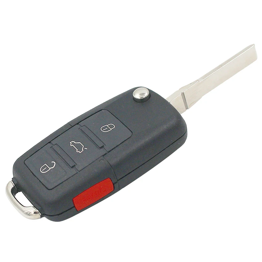 3 + 1/4 кнопочный дистанционный ключ чехол для ключа VW Volkswagen Bettle Polo Jetta Touareg Passat Golf с