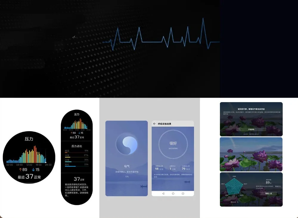 Huawei часы magic Honor часы Magic SmartWatch сердечного ритма водонепроницаемый трекер сна трекер рабочий SmartWatche