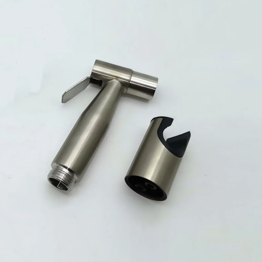 

1 Set of Women Bidets Toilet Flushing Spray Head Practical Bidets Sprayer Toilet Washing Nozzle Silver (G1/2 British Water Divid