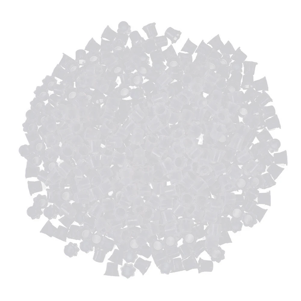 

1000pcs Tattoo Hex Lace Cup Tattoo Aid Cleaning Kit Tattoo Ink Cup Cap Pigment Clear Holder Container