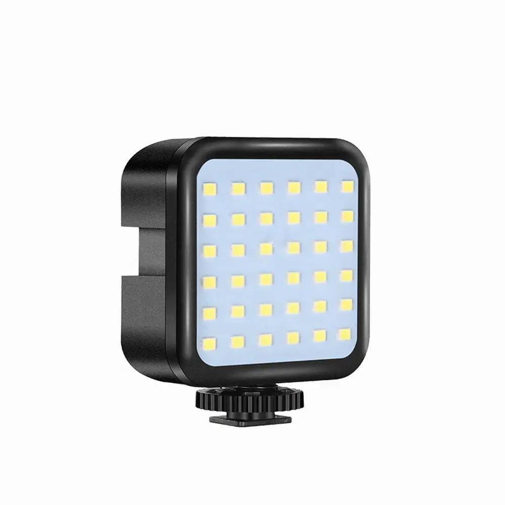 

Led-D36/36R Mini LED Fill Light Lamp Portable Brightness Photographic Lighting Video Light for Video Recording/ Vlogging