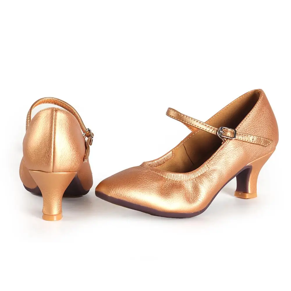 Женские туфли для бальных танцев современные с резиновой подошвой