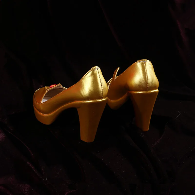 

Genshin Impact Magician Mona Cosplay Woman High Heels Shoes
