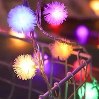 pheila hairball string lights fairy twinkle lamp usb or battery operated for christmas thanksgiving indoor outdoor decoration
