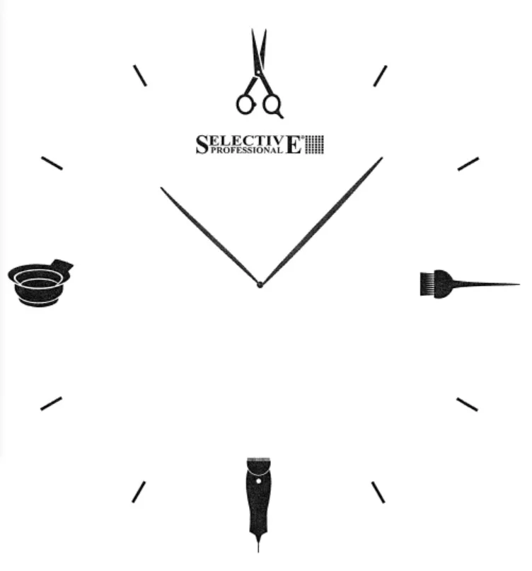 Модные простые инструменты для стрижки волос эва часы парикмахерской Сделай Сам