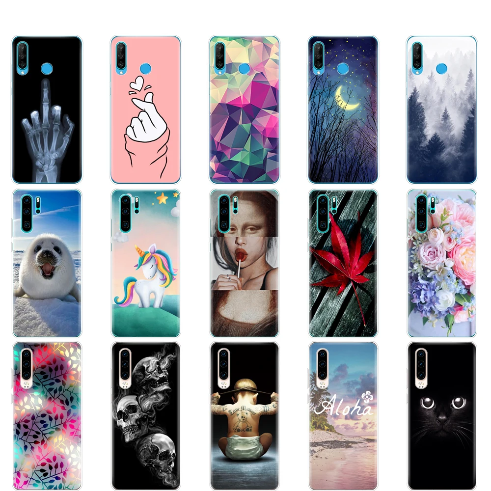 Для huawei P30 Pro Чехол huawei P30Pro силиконовый мягкий ТПУ чехол для телефона на huawei P30 Pro VOG-L29 ELE-L29 P 30 Lite чехол-бампер