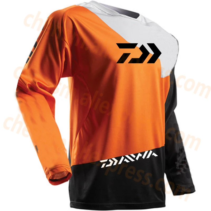 

2020 New Style 4 Colors Daiwa Dawa Men Fishing Clothes UV Protection Moisture Wicking Quick-drying Breathable Fishing Shirts