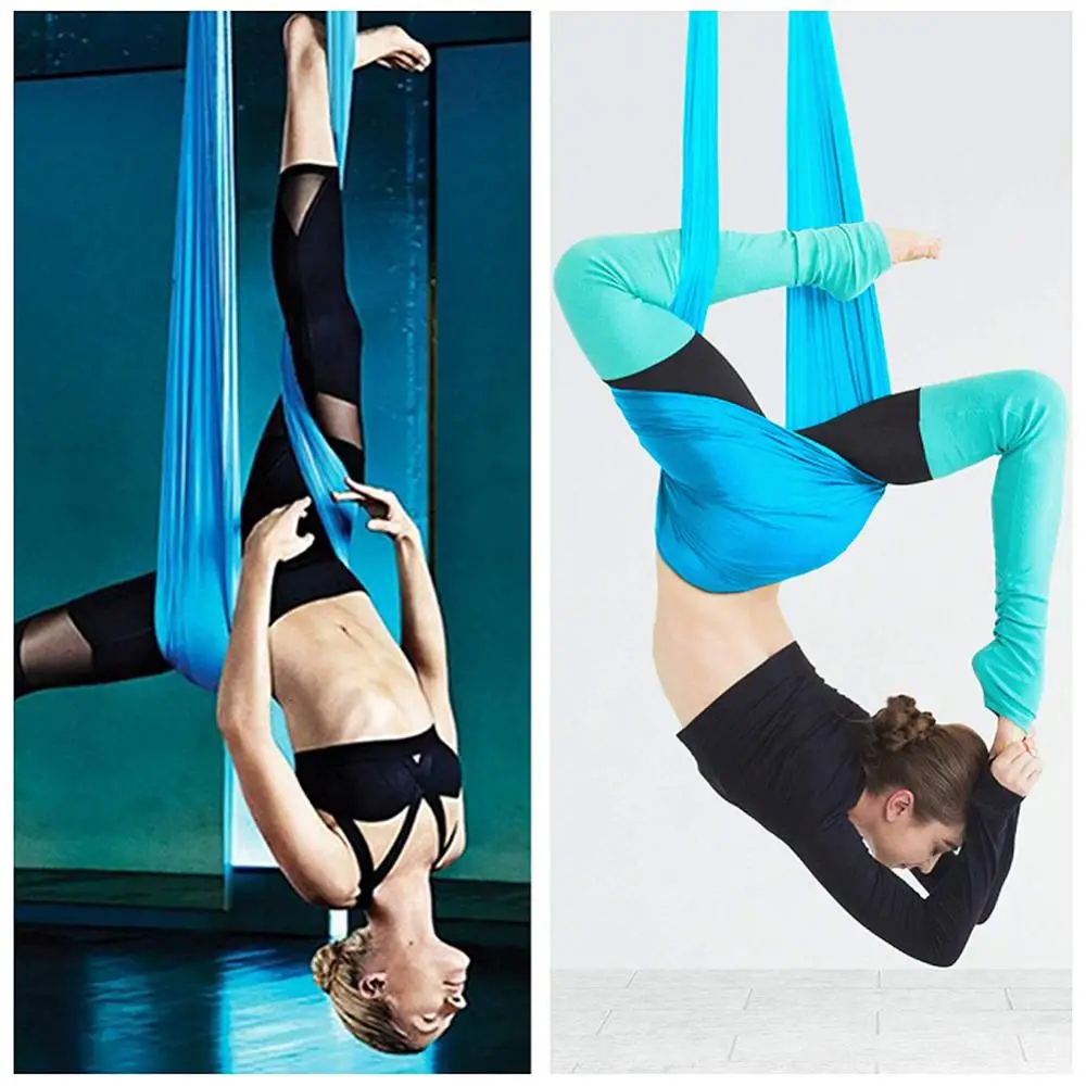 Регулируемые Антигравитационные домашние воздушные качели набор для йоги гамак