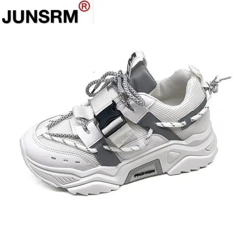 

Women's Mesh Breathable Thick-soled Sneakers 2021 Fashion Women's Dad Shoes Women's Sneakers Casual Comfortable Vulcanized Shoes