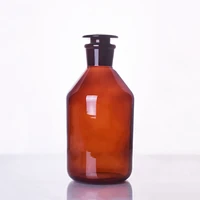 brown reagent bottlenarrow neck with standard ground glass stopperclearboro 3 3 glasscapacity 10000mlsample vials