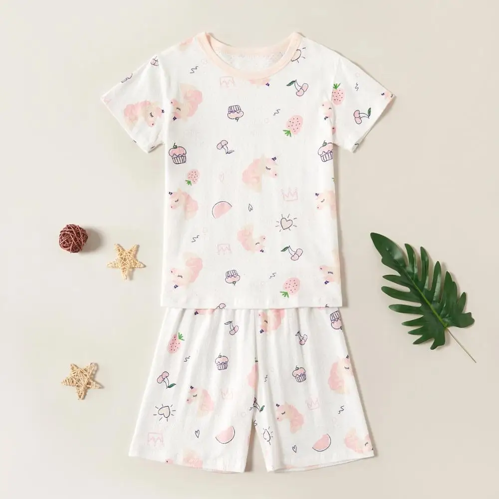 PatPat 2020 New Summer Stylish Cartoon Animal Cat Top and Shorts Set Comfortable short sleeve suit Boy Girl Kids Clothes | Детская