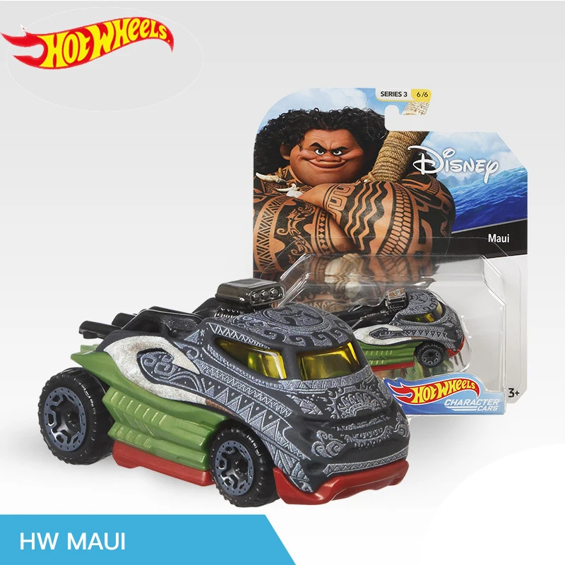 MAUI Горячие колеса Дисней Классический Персонаж тема серийные автомобили Дональд Дак Микки Минни Пиноккио родители дети игрушки рождественские подарки GCK28 - Цвет: MAUI