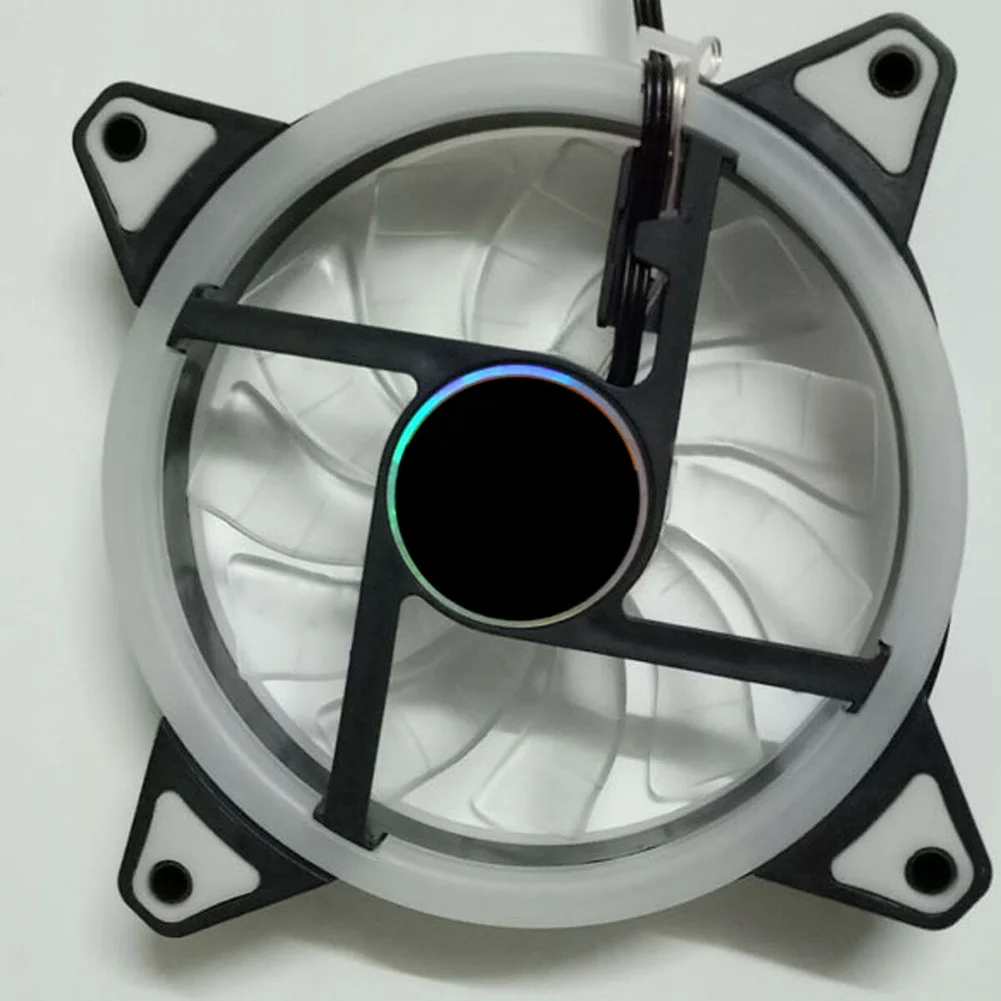Кулер для ПК со светодиодной подсветкой 120 мм 12 В 4 3 контакта|Компьютерные кабели