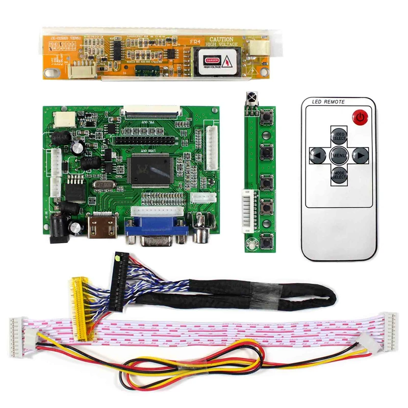 

Driver Board for LP171WX2-TLA1 / LP171WX2-TLB1 / LP171WX2 1440x900 LCD LED Screen 2AV VGA+HDMI-Compatible Controller Board Kit