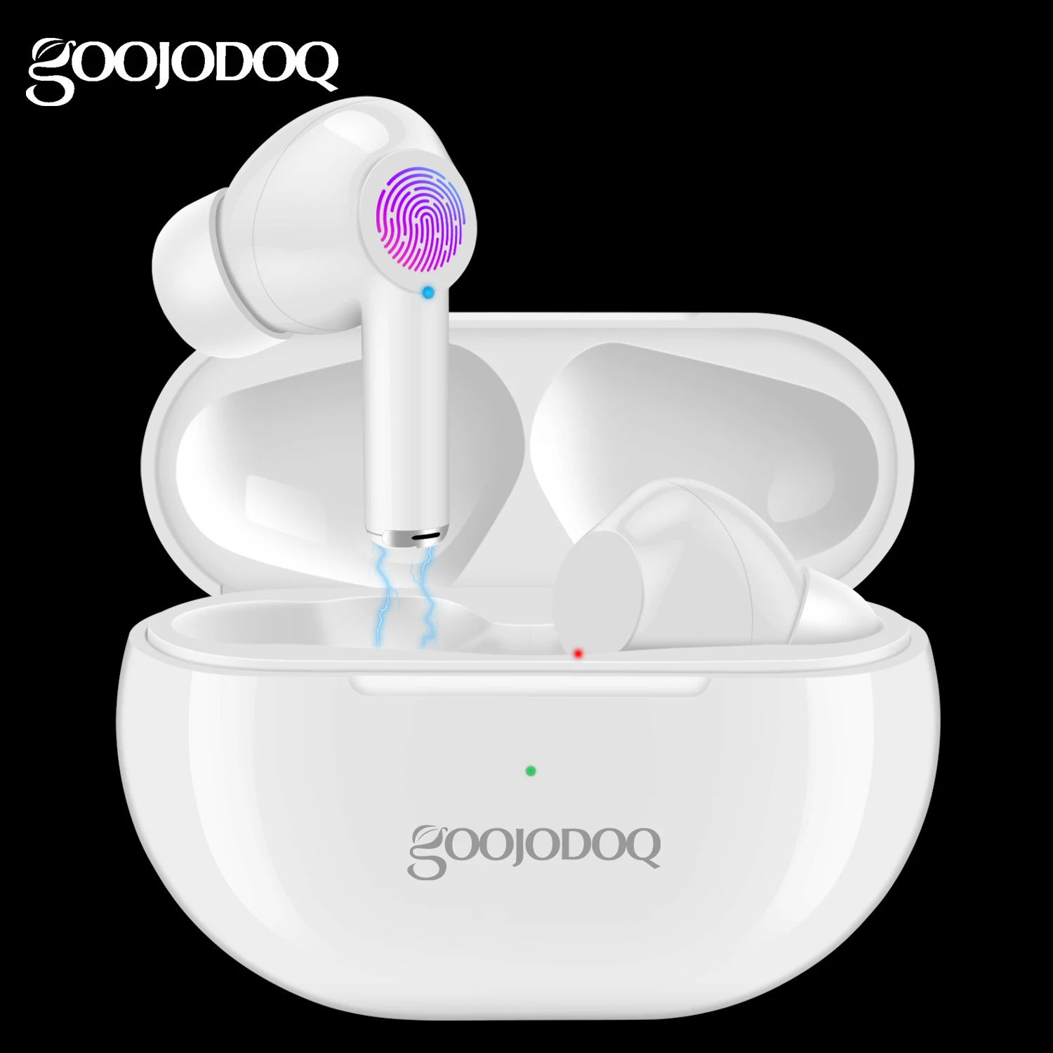 Беспроводной Bluetooth наушники с зарядки чехол GOOJODOQ Hi Fi стерео IPX5 вкладыши TWS