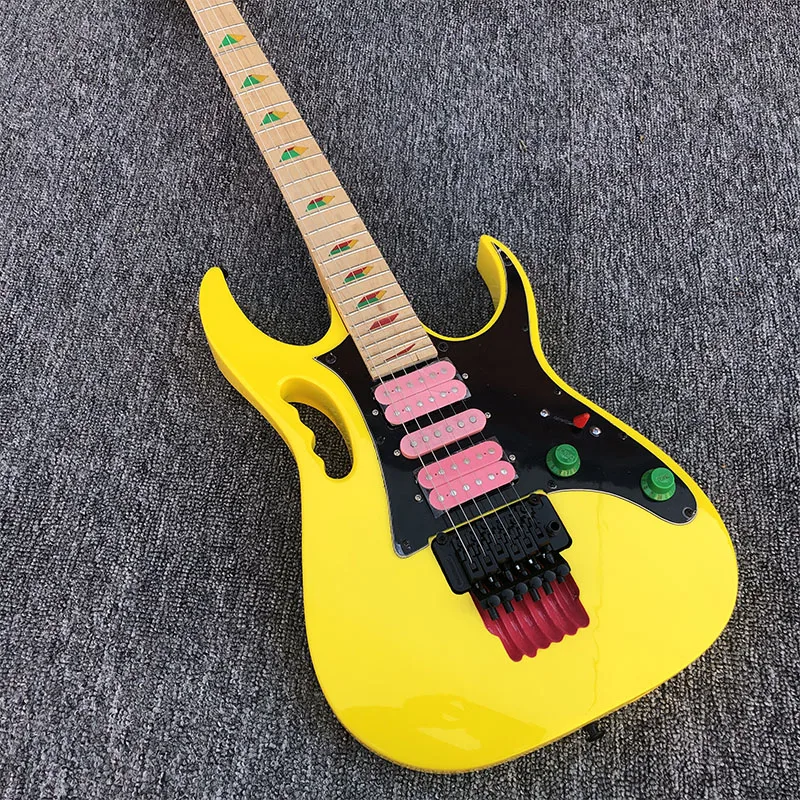 Электрогитара Floyd rose желтая электрогитара высокое качество 2019|Гитары| |