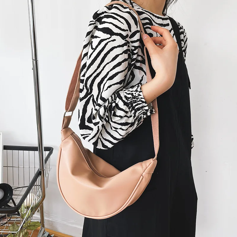 brand designer ladies shoulder bag 2021 summer new korean fashion simple casual one shoulder messenger bag hot dumpling bag free global shipping