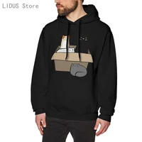 cats in a box hoodie sweatshirts harajuku creativity streetwear hoodies
