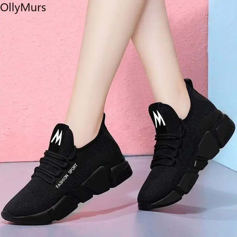 

2021 spring and summer Korean fashion all-match women's shoes sports shoes light casual shoes non-slip soft sole shoes