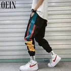 Брюки-джоггеры OEIN мужские с эластичным поясом, повседневные штаны-карго, уличная одежда в стиле хип-хоп, брюки-султанки, 2021