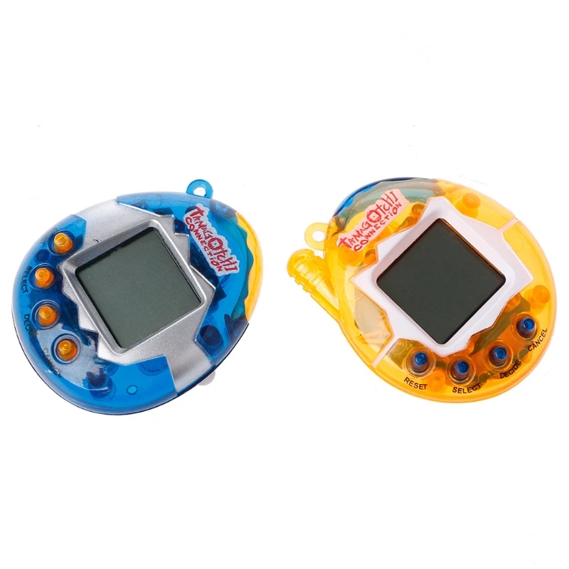 

T21B 1 PC LCD Virtual Digital Pet Handheld Electronic Game Machine Toy With Lanyard
