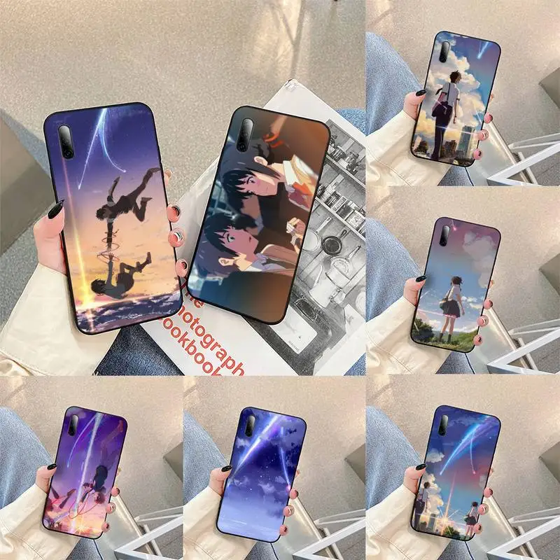 

Your name kimi no na wa Phone Case For Samsung S note S10E 6 7 8 9 10 20 plus edge lite Cover Fundas Coque