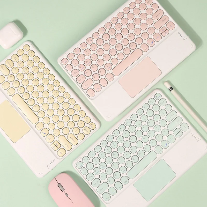 bluetooth клавиатура для apple teclado ipad xiaomi samsung huawei бе