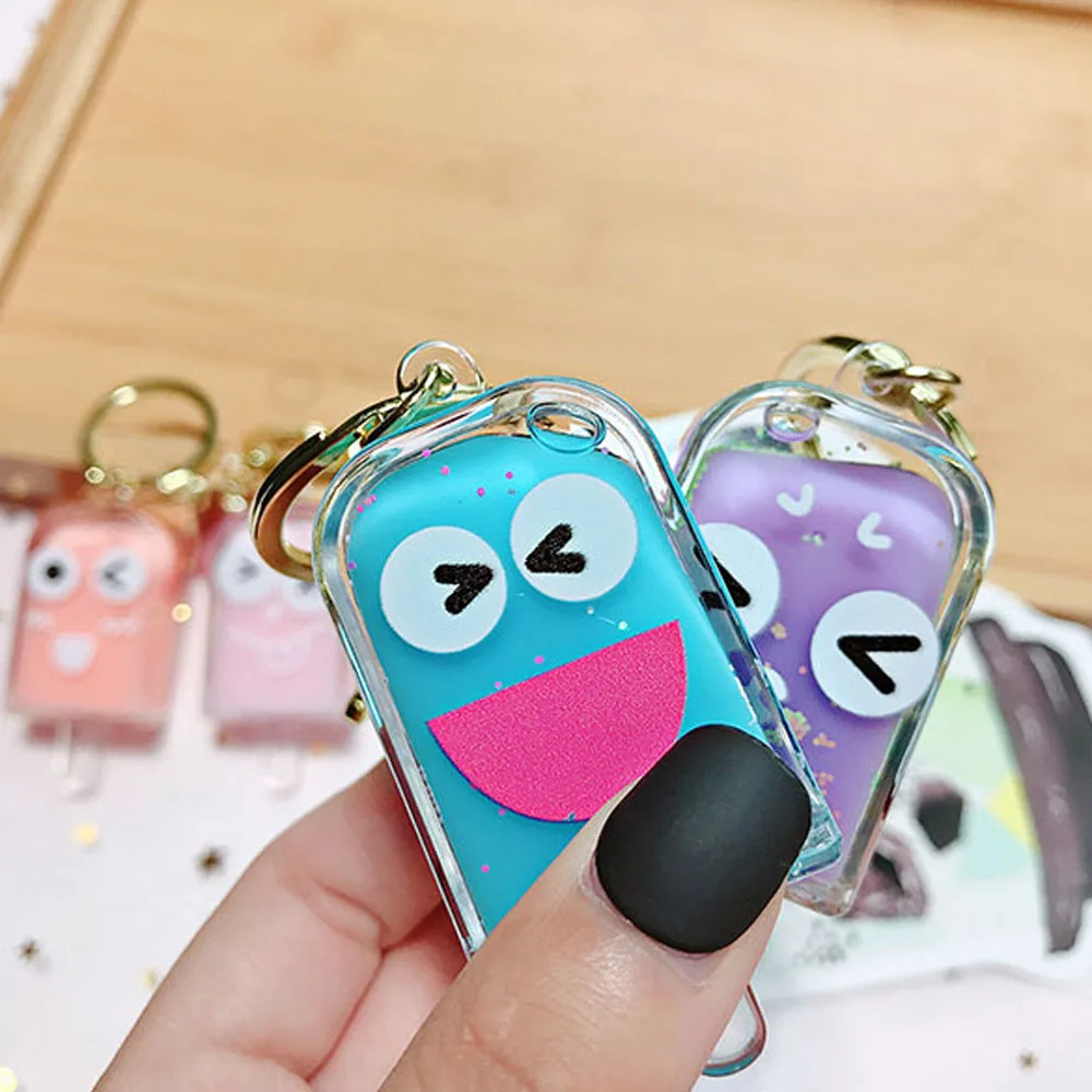 Креативный брелок для ключей с мороженым и блестками | Украшения аксессуары