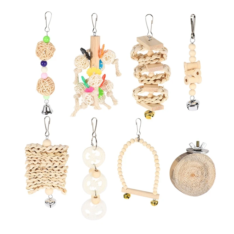 

8 шт./комплект, игрушки-попугаи