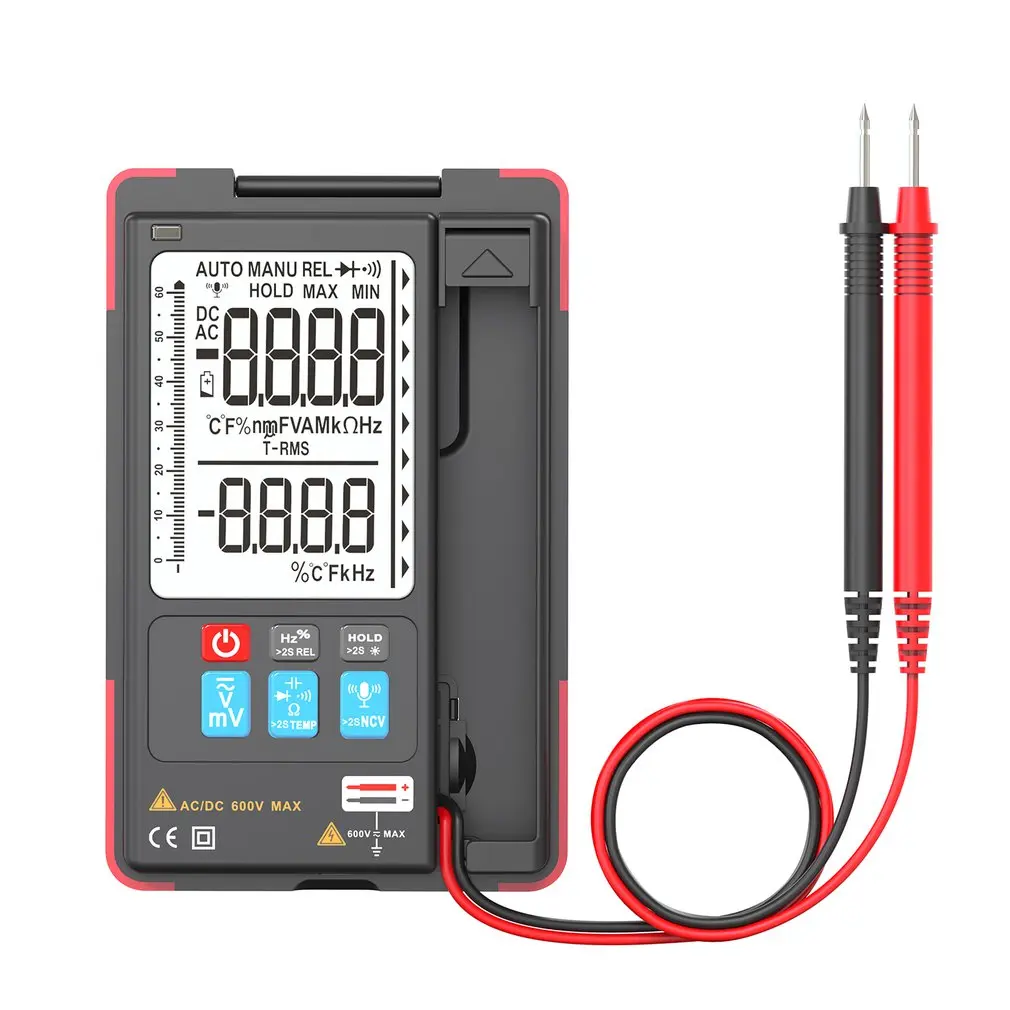 

Новый цифровой мультиметр с голосовым управлением, умная удобная ручка, многофункциональный амперметр, вольтметр, конденсаторные инструме...