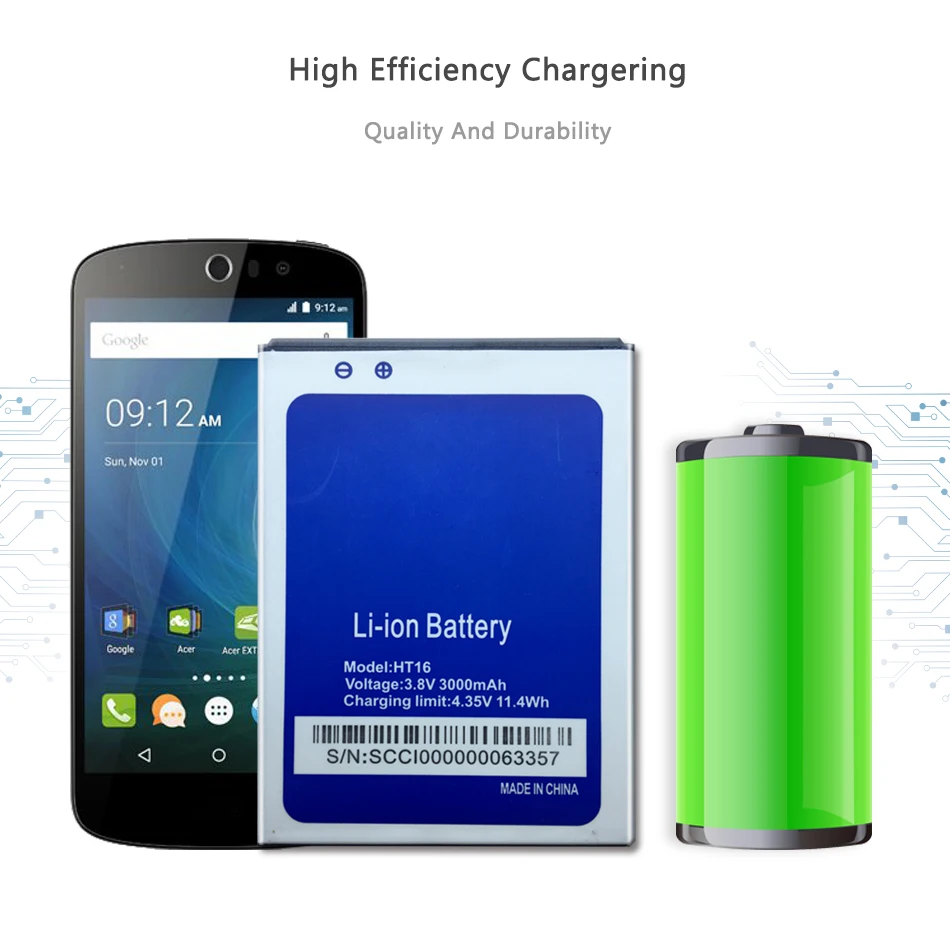 HT16 3000 мАч новая производственная батарея для HOMTOM HT 16 Pro Телефон Замена