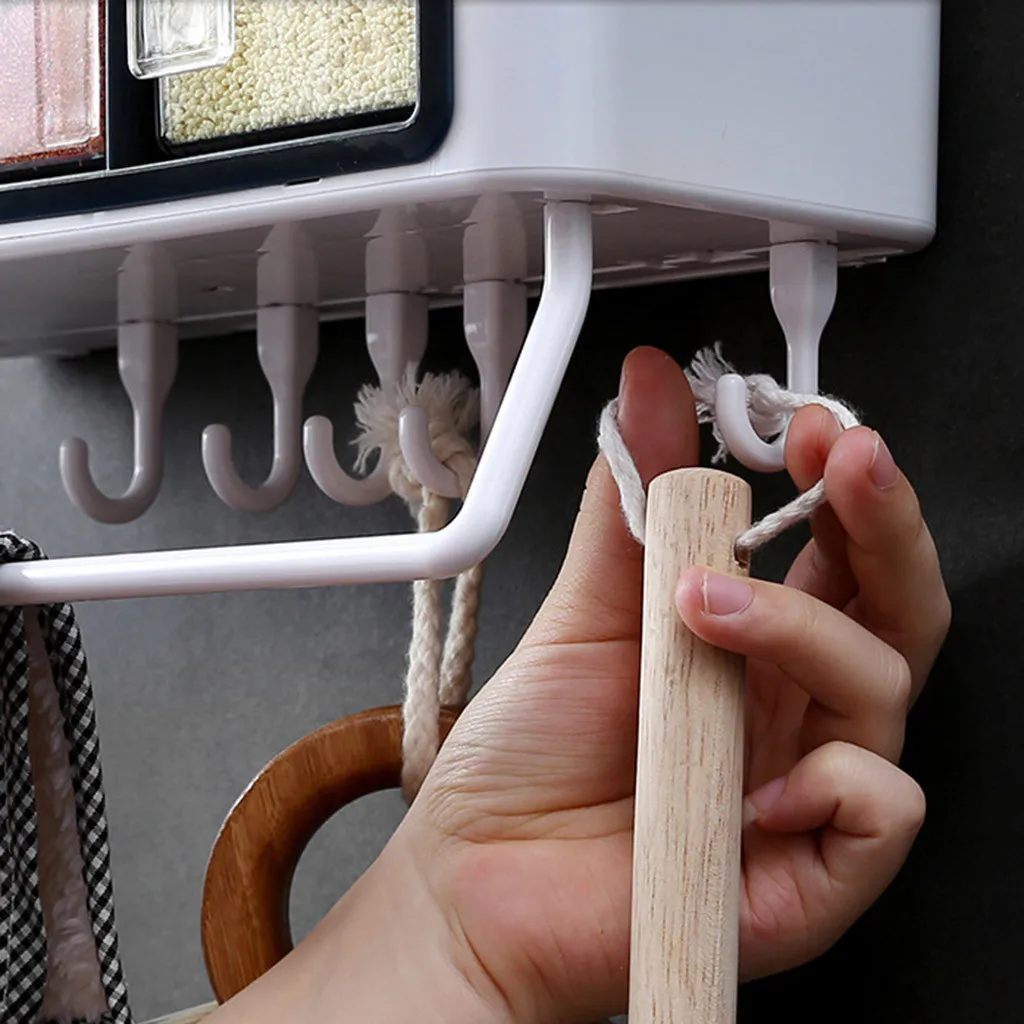 Кухонная полка Пластиковые Многофункциональные полки с несколькими отделениями