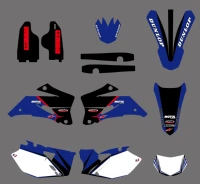 blue new style team graphics backgrounds decals stickers kits for yamaha wr250f 2007 2013 wr450f 2007 2011 wrf 250 450
