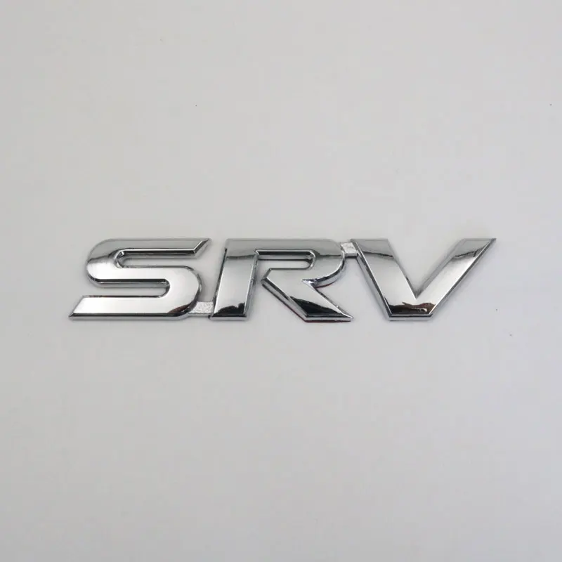 Для Toyota SRV эмблема 3D буква хромированный Серебряный автомобильный значок логотип