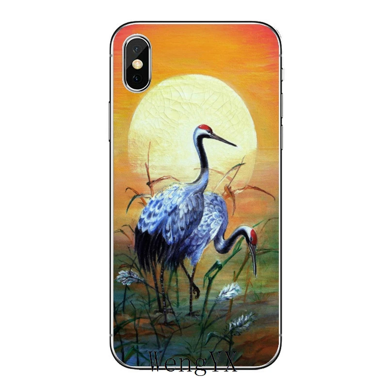 Аксессуары для телефона с акварельным рисунком птиц чехол iPhone 11 Pro XS Max XR X 8 7 6 6S Plus 5