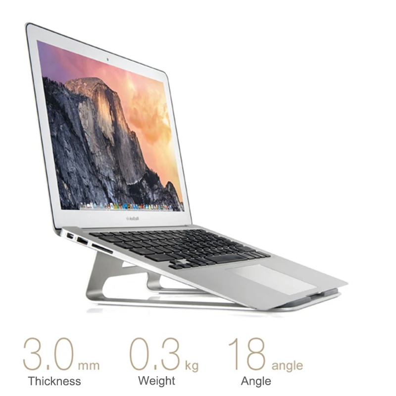 Портативный держатель для ноутбука из алюминиевого сплава для Macbook Air/Pro DC128