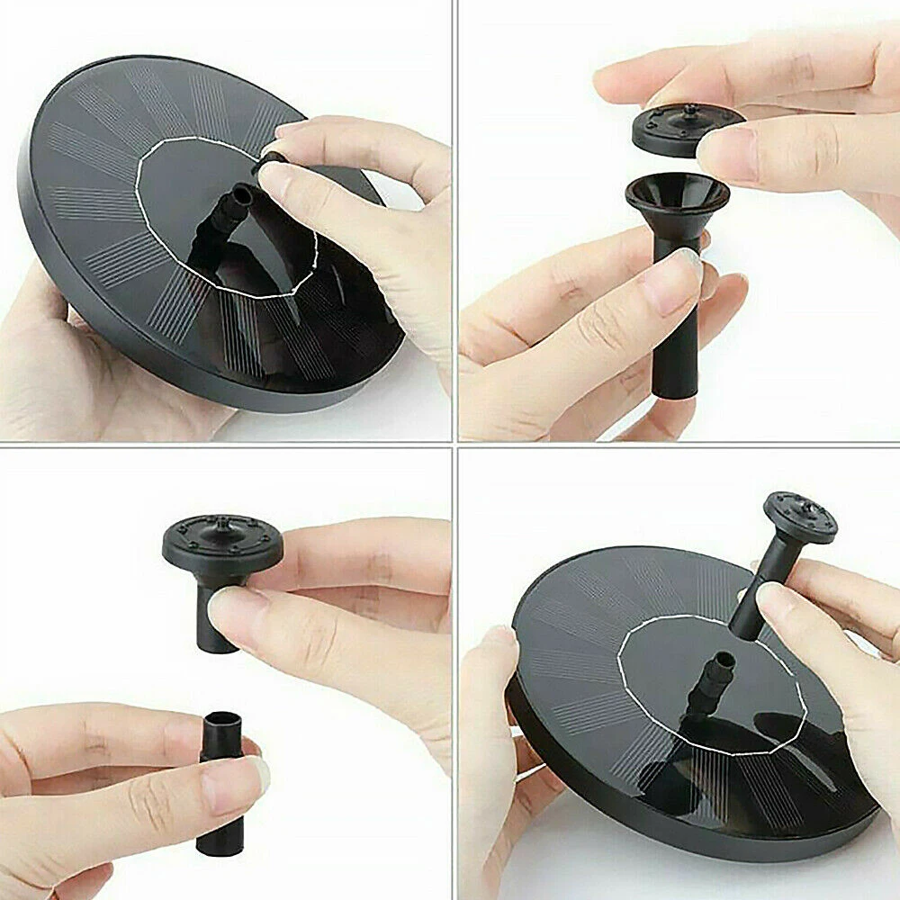 Мини-фонтан на солнечных батареях бассейн пруд украшение для сада плавающая