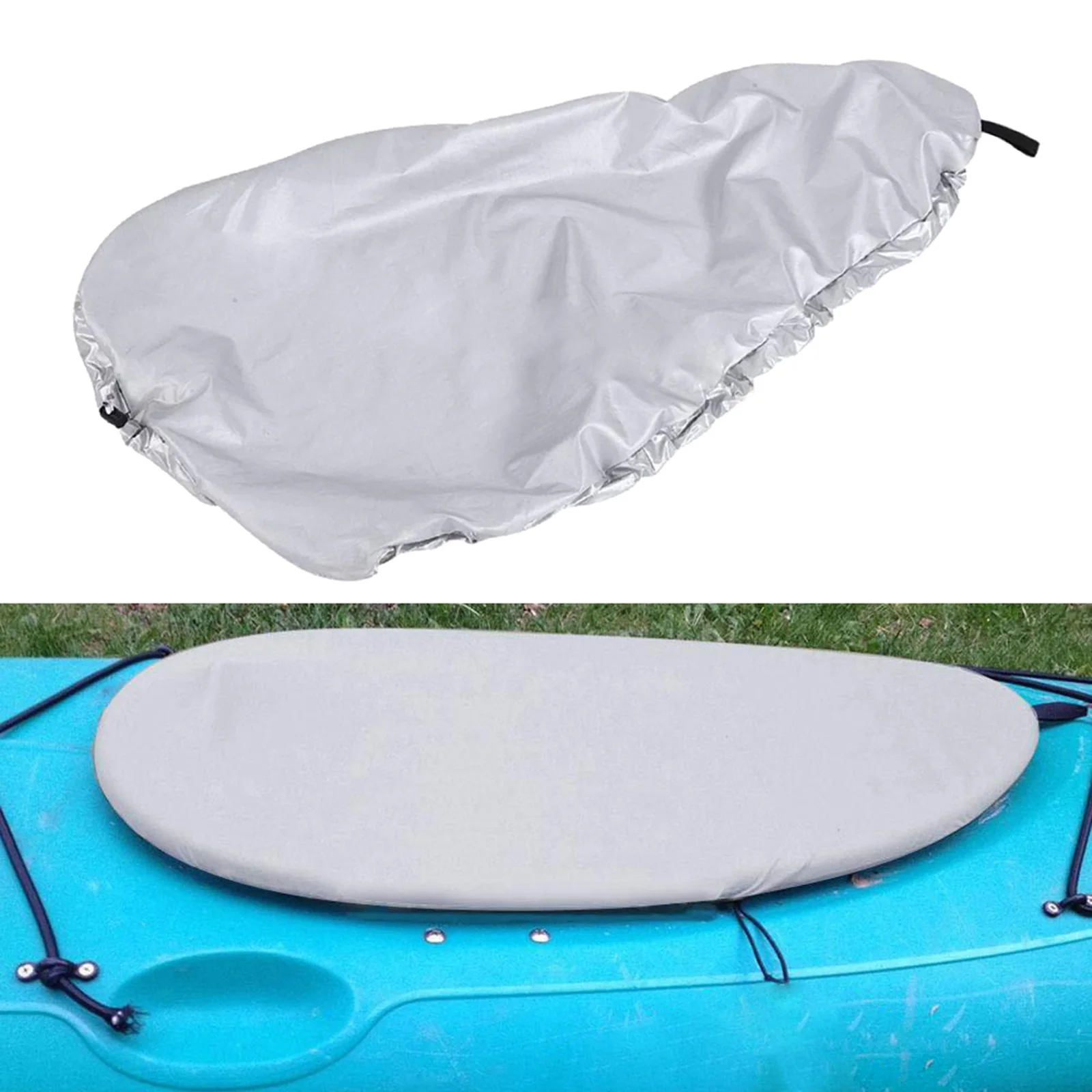 

Premium Kayak Cockpit Cover Waterproof Shield Adjustable Wear-resistant Canoe Sprayskirt Seal Protector Indoor Accessories