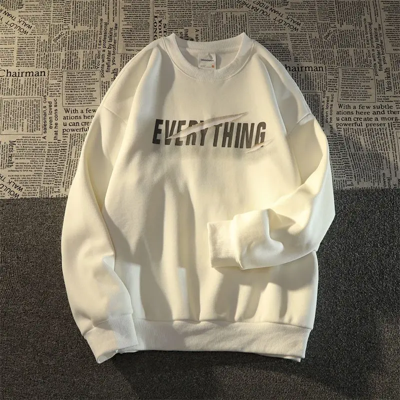 

2022 Women Embroidery Letter Print Sweatershirts Round Neck Oversize Sweatershirt Casual Tops Autumn Spring Hoodies Dropshipping