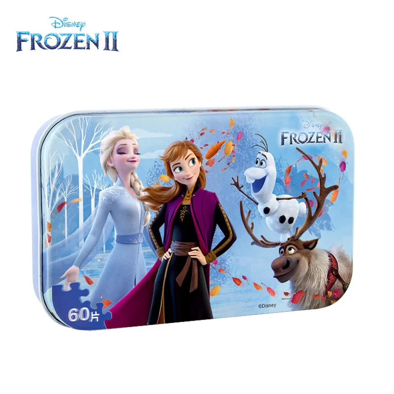 Пазлы из мультфильма Холодное сердце Disney 2 железная коробка новинка 2020 подарки