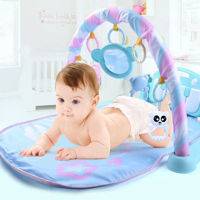 Детский музыкальный игровой коврик детский для тренажерного зала фитнеса