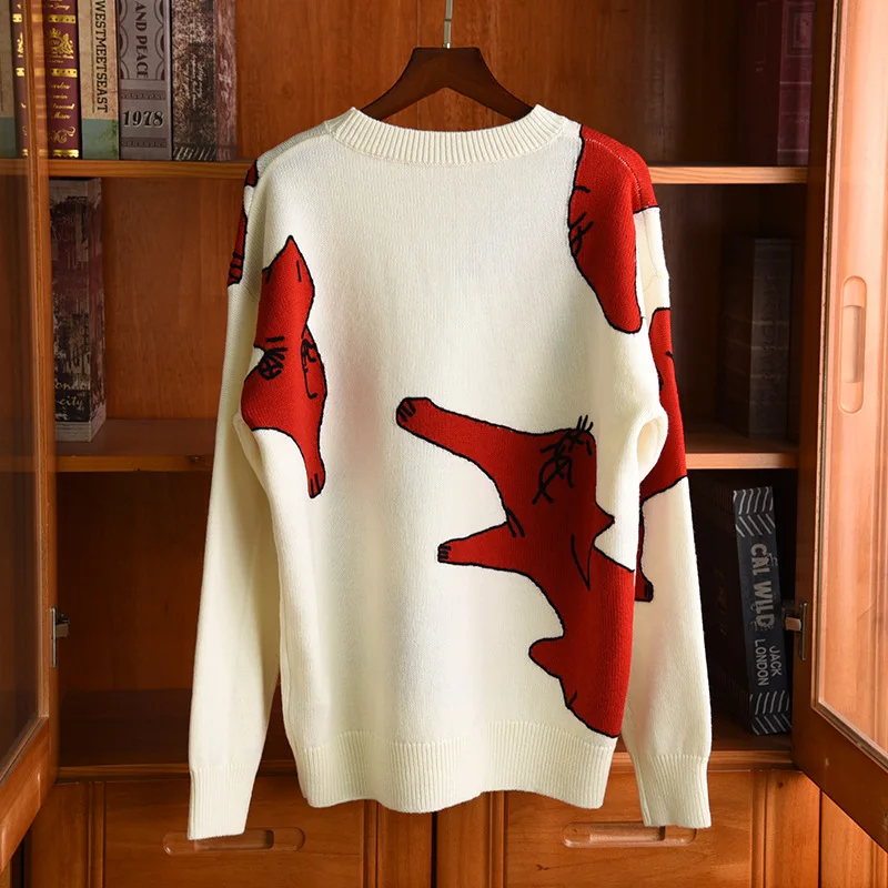 Fashion women's Loose sweater tops 2020 Autumn High quality 92% Wool sweaters Pullovers C319