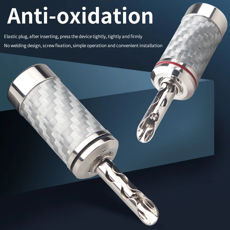 8 шт зубов Динамик кабель для подключения к сети оболочки из углеродного волокна