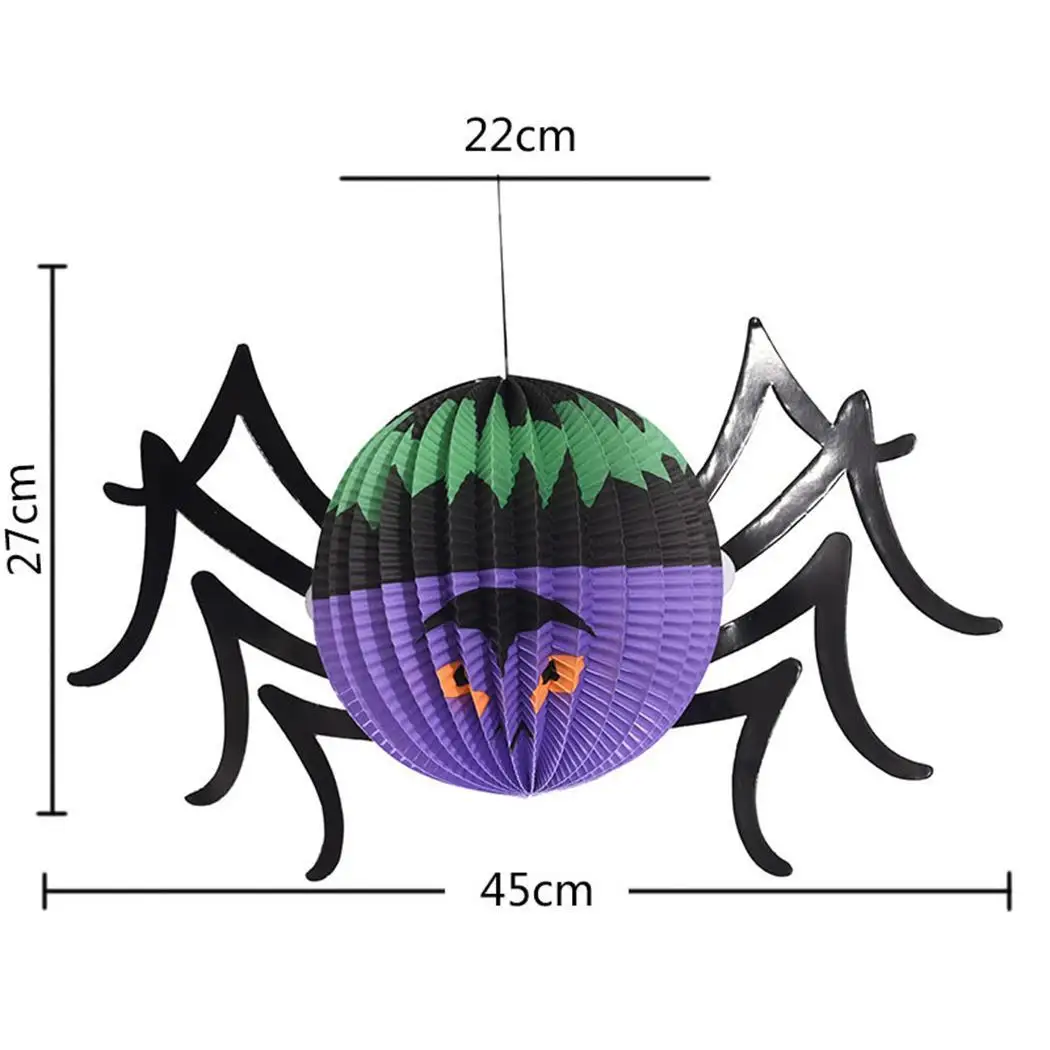 Террор форма бумажный принт подвесной орнамент 1 x дом на Хэллоуин Вечеринка