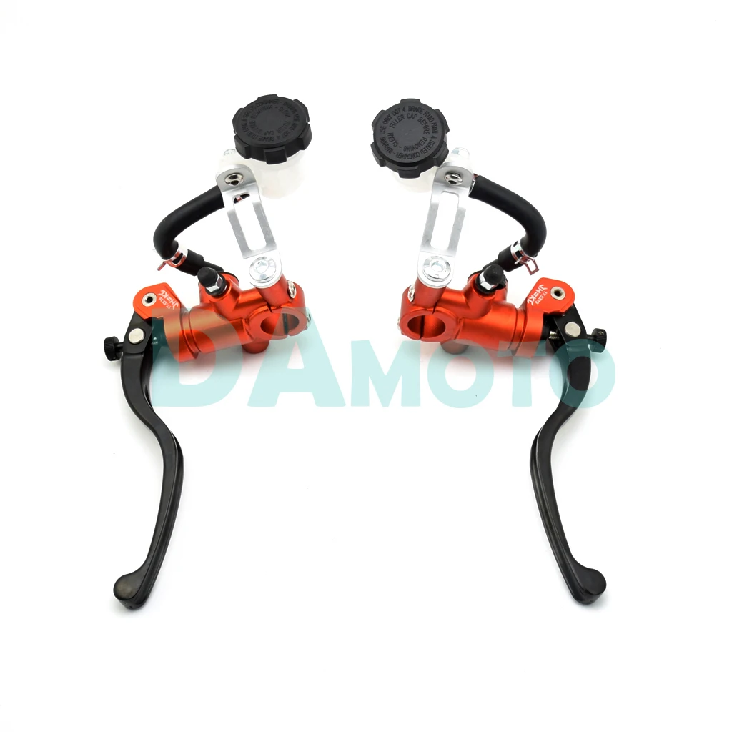 Универсальный Оранжевый Гидравлический Тормозной Рычаг Сцепления Мотоцикла