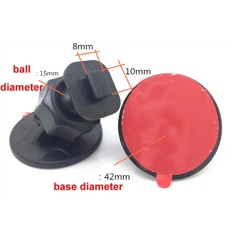 3 м T Тип кронштейн для регистратора круг основание двухсторонняя клеевая палка