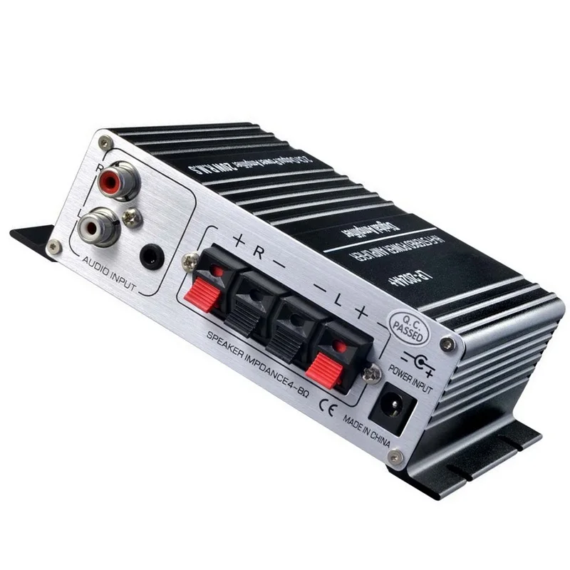 2ch выходной усилитель мощности 20 Вт RMS X2 Hi-Fi мини цифровой автомобильный усилитель мощности стерео усилитель