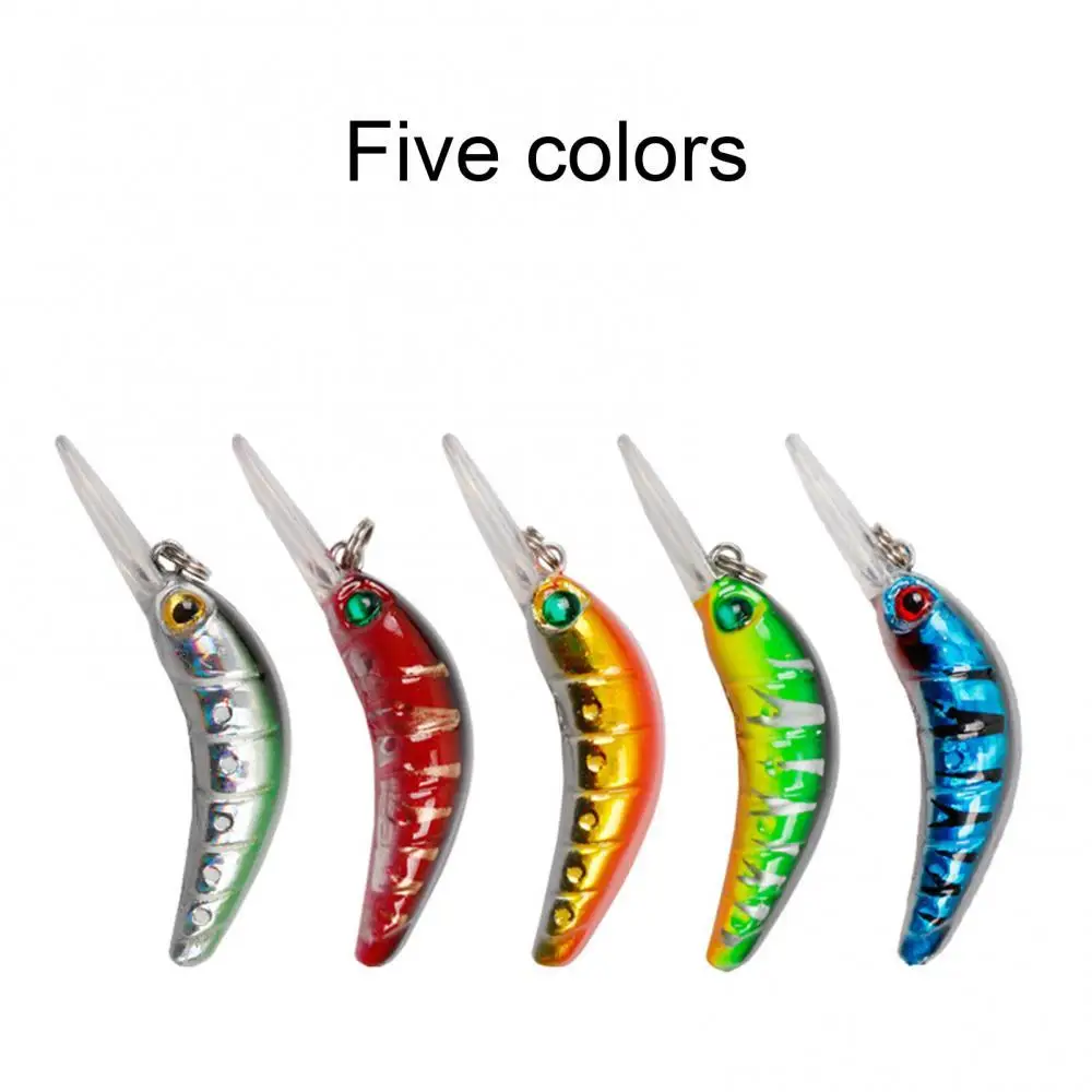 

5cm Artificial Multi-cololr Long Tongue Fish Bait Outdoor Fishing Lure