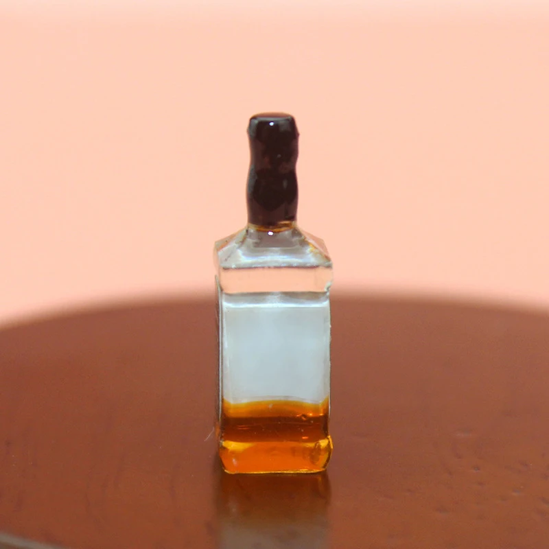 1:12 Миниатюрные аксессуары для кукольного домика набор из мини-бутылки водки и